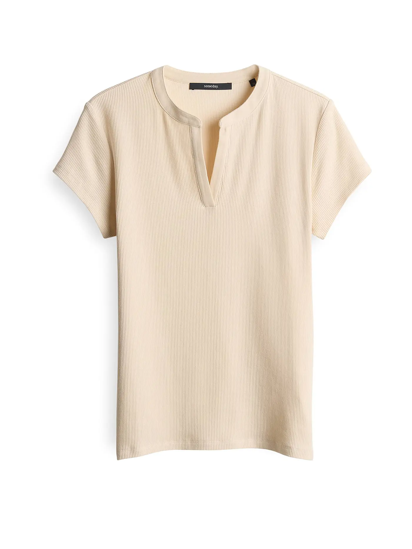 SOMEDAY | T-Shirt KLEOH DETAIL | creme